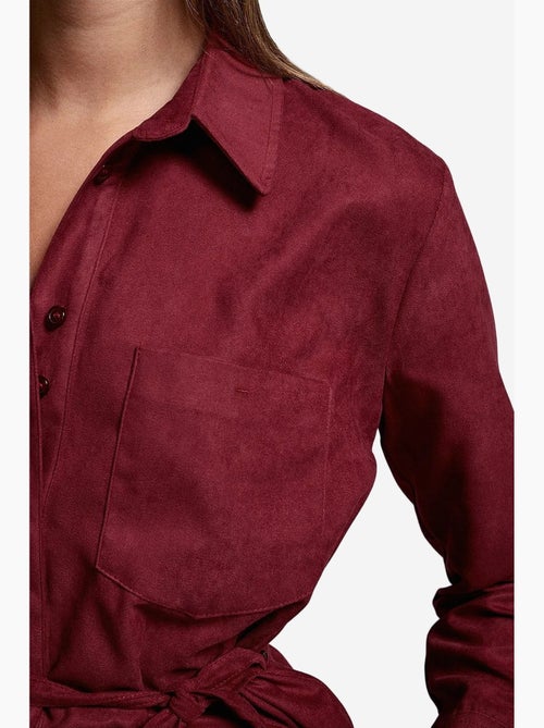 Camisa de mujer de poliéster y viscosa dilvin - Kiabi Camisa de mujer de poliéster y viscosa dilvin - Kiabi
