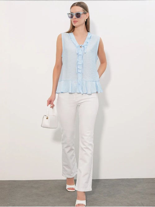 Camisa de mujer de viscosa-nylon bdart - Kiabi Camisa de mujer de viscosa-nylon bdart - Kiabi