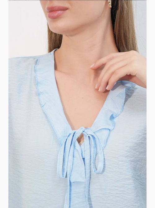 Camisa de mujer de viscosa-nylon bdart - Kiabi Camisa de mujer de viscosa-nylon bdart - Kiabi