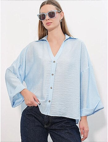Camisa de mujer de viscosa-nylon bdart