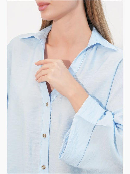 Camisa de mujer de viscosa-nylon bdart - Kiabi Camisa de mujer de viscosa-nylon bdart - Kiabi