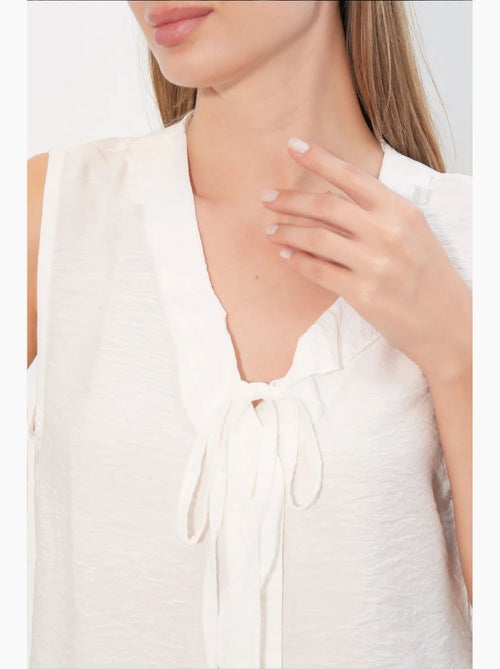 Camisa de mujer de viscosa-nylon bdart - Kiabi Camisa de mujer de viscosa-nylon bdart - Kiabi