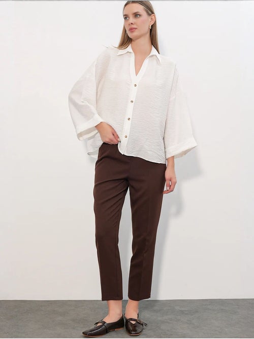 Camisa de mujer de viscosa-nylon bdart - Kiabi Camisa de mujer de viscosa-nylon bdart - Kiabi