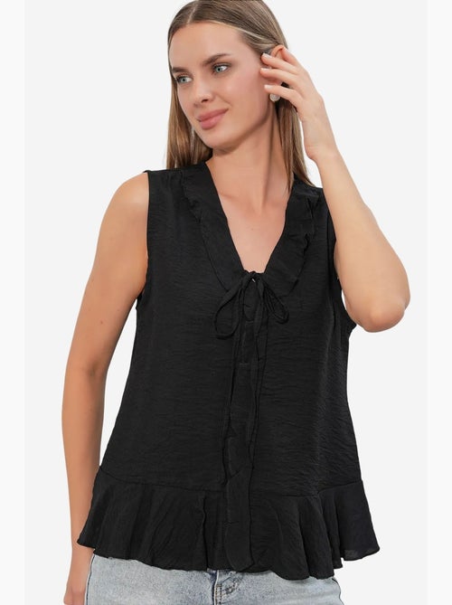 Camisa de mujer de viscosa-nylon bdart - Kiabi Camisa de mujer de viscosa-nylon bdart - Kiabi