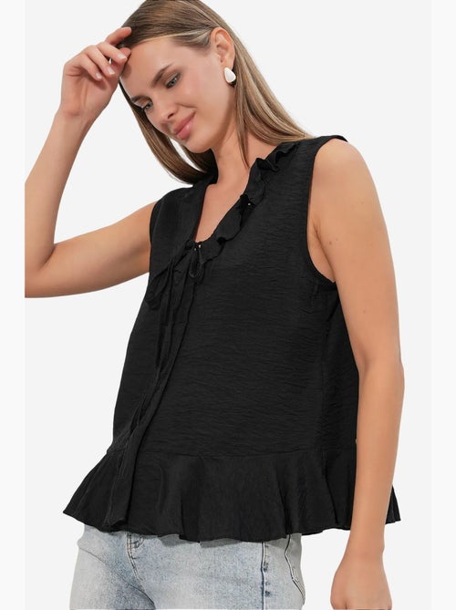Camisa de mujer de viscosa-nylon bdart - Kiabi Camisa de mujer de viscosa-nylon bdart - Kiabi