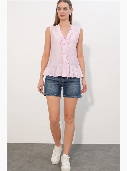 Camisa de mujer de viscosa-nylon bdart - Kiabi Camisa de mujer de viscosa-nylon bdart - Kiabi