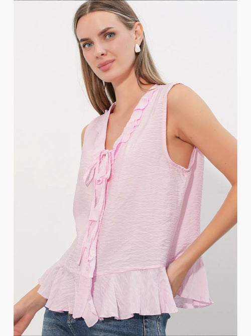 Camisa de mujer de viscosa-nylon bdart - Kiabi Camisa de mujer de viscosa-nylon bdart - Kiabi