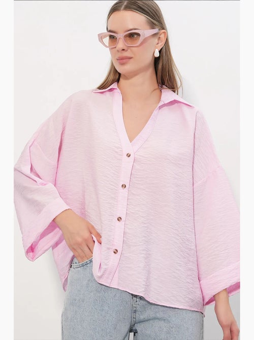 Camisa de mujer de viscosa-nylon bdart - Kiabi Camisa de mujer de viscosa-nylon bdart - Kiabi
