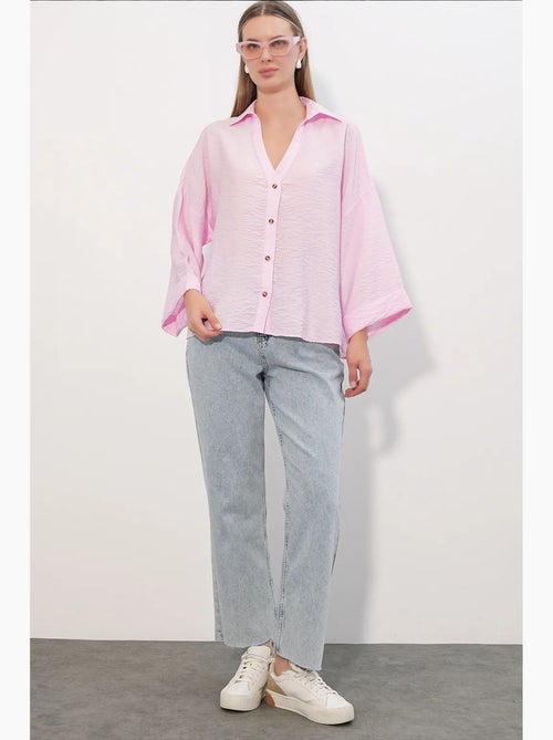 Camisa de mujer de viscosa-nylon bdart - Kiabi Camisa de mujer de viscosa-nylon bdart - Kiabi