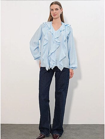 Camisa de mujer de viscosa y nailon bdart