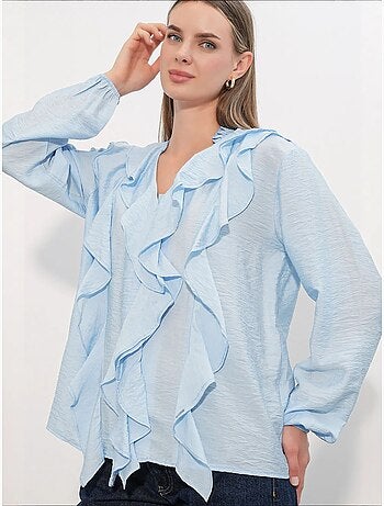 Camisa de mujer de viscosa y nailon bdart