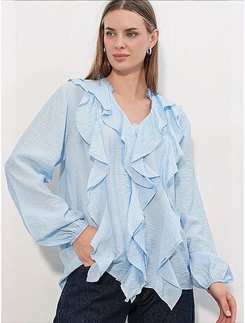 Camisa de mujer de viscosa y nailon bdart