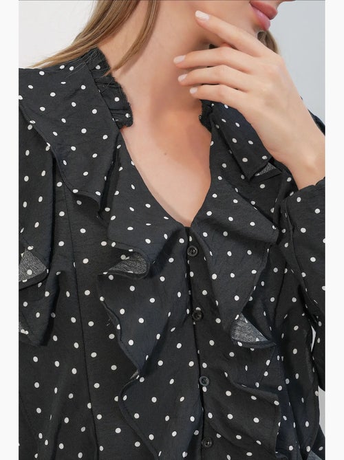 Camisa de mujer de viscosa y nailon bdart - Kiabi Camisa de mujer de viscosa y nailon bdart - Kiabi