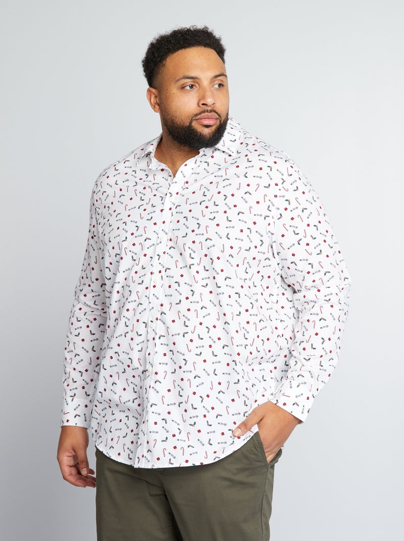 Camisa de Navidad BLANCO - Kiabi
