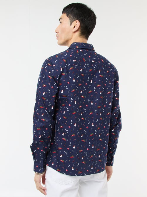Camisa de Navidad estampada - Kiabi