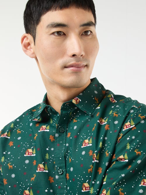Camisa de Navidad estampada - Kiabi