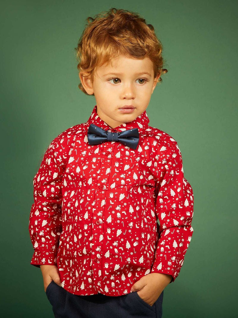 Camisa de 'Navidad' ROJO Kiabi