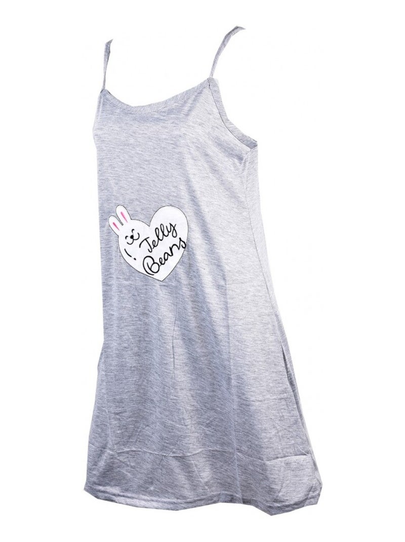 Camisa de Noche Fantasía HUMORÍSTICA Gris - Kiabi