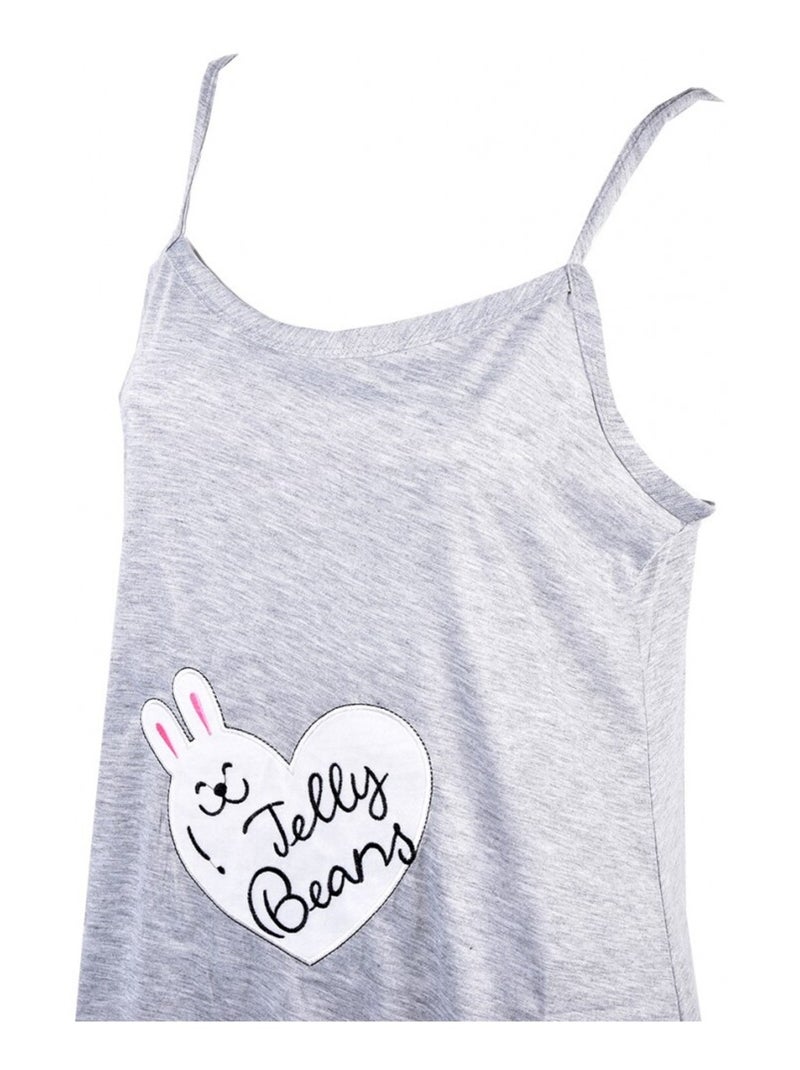 Camisa de Noche Fantasía HUMORÍSTICA Gris - Kiabi