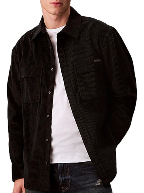 Camisa de Pana Calvin Klein Jeans para Hombre con Bolsillo - Kiabi Camisa de Pana Calvin Klein Jeans para Hombre con Bolsillo - Kiabi