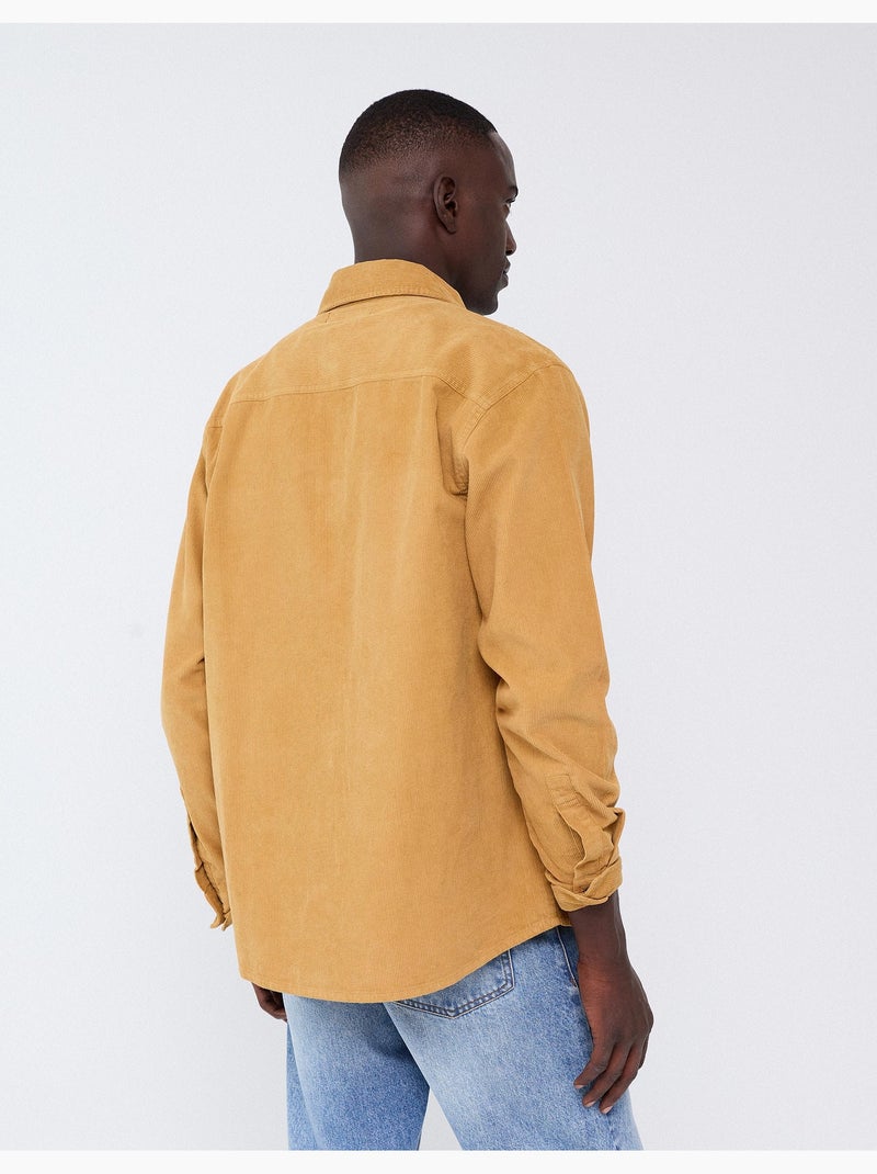Camisa de pana, mo fashion Marrón - Kiabi