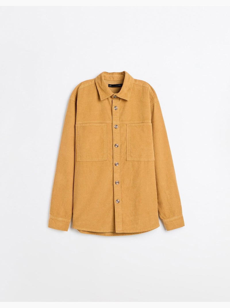 Camisa de pana, mo fashion Marrón - Kiabi