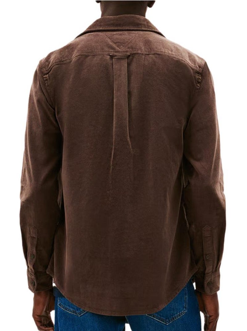 Camisa de Pana para Hombre Tommy Hilfiger Marrón capuchino - Kiabi