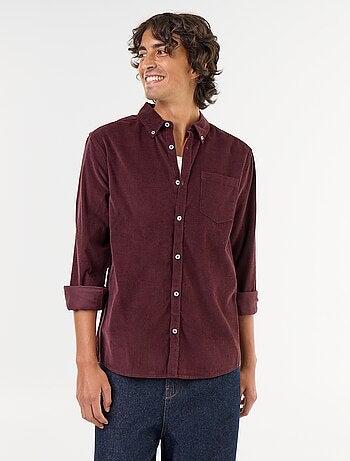 Camisa de pana