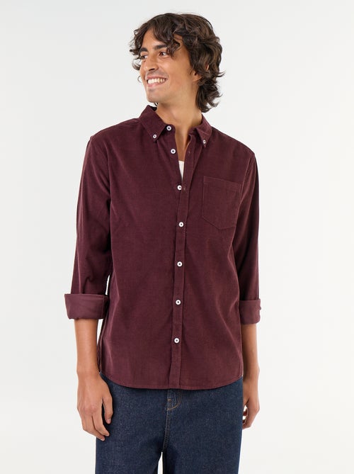 Camisa de pana - Kiabi