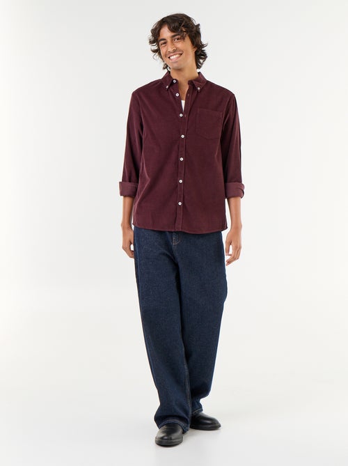 Camisa de pana - Kiabi