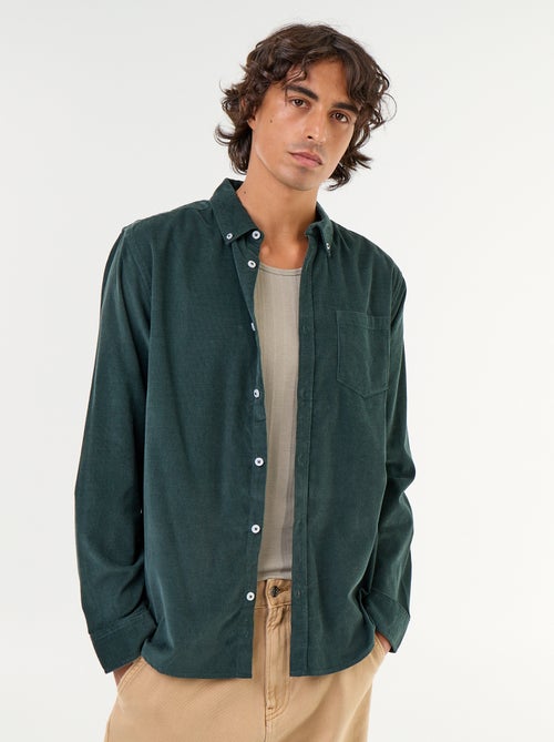 Camisa de pana - Kiabi