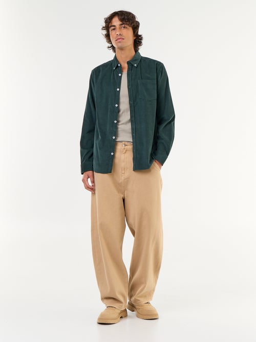 Camisa de pana - Kiabi