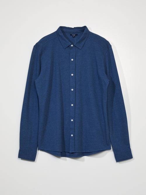 Camisa de piqué de algodón - Kiabi