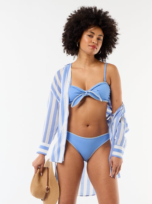 Camisa de playa fluida estampada - Kiabi