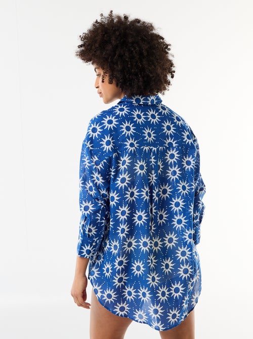 Camisa de playa fluida estampada - Kiabi