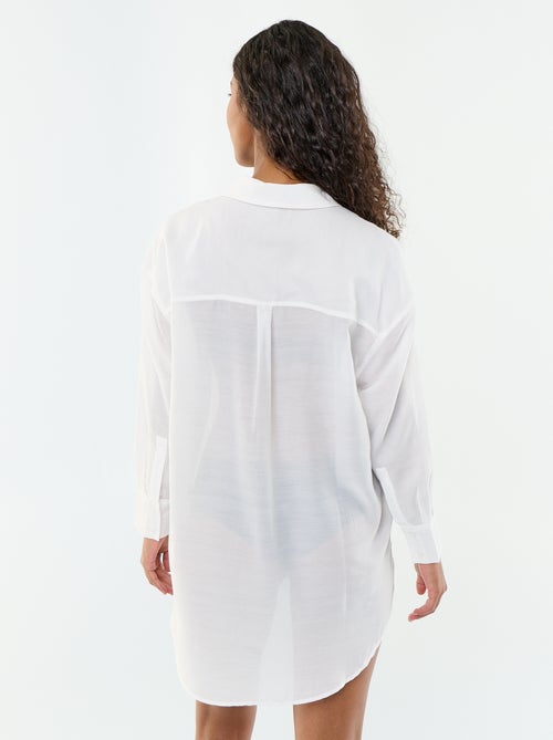 Camisa de playa fluida estampada - Kiabi