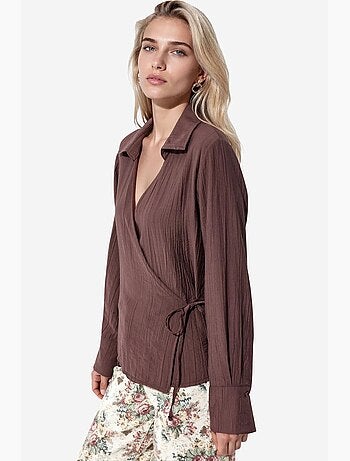 Camisa de poliéster para mujer busem