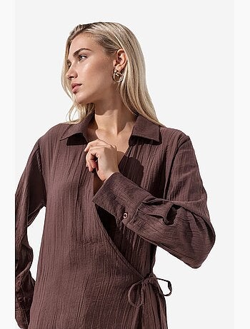 Camisa de poliéster para mujer busem
