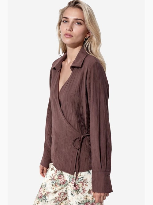 Camisa de poliéster para mujer busem - Kiabi