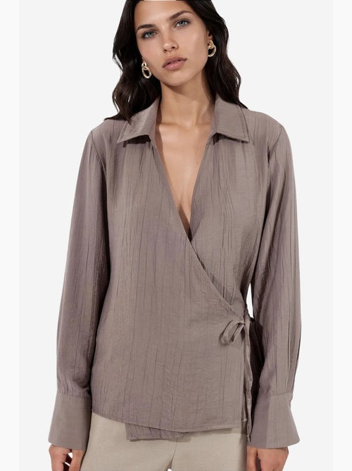 Camisa de poliéster para mujer busem - Kiabi