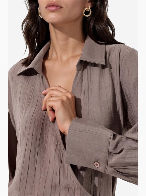 Camisa de poliéster para mujer busem - Kiabi