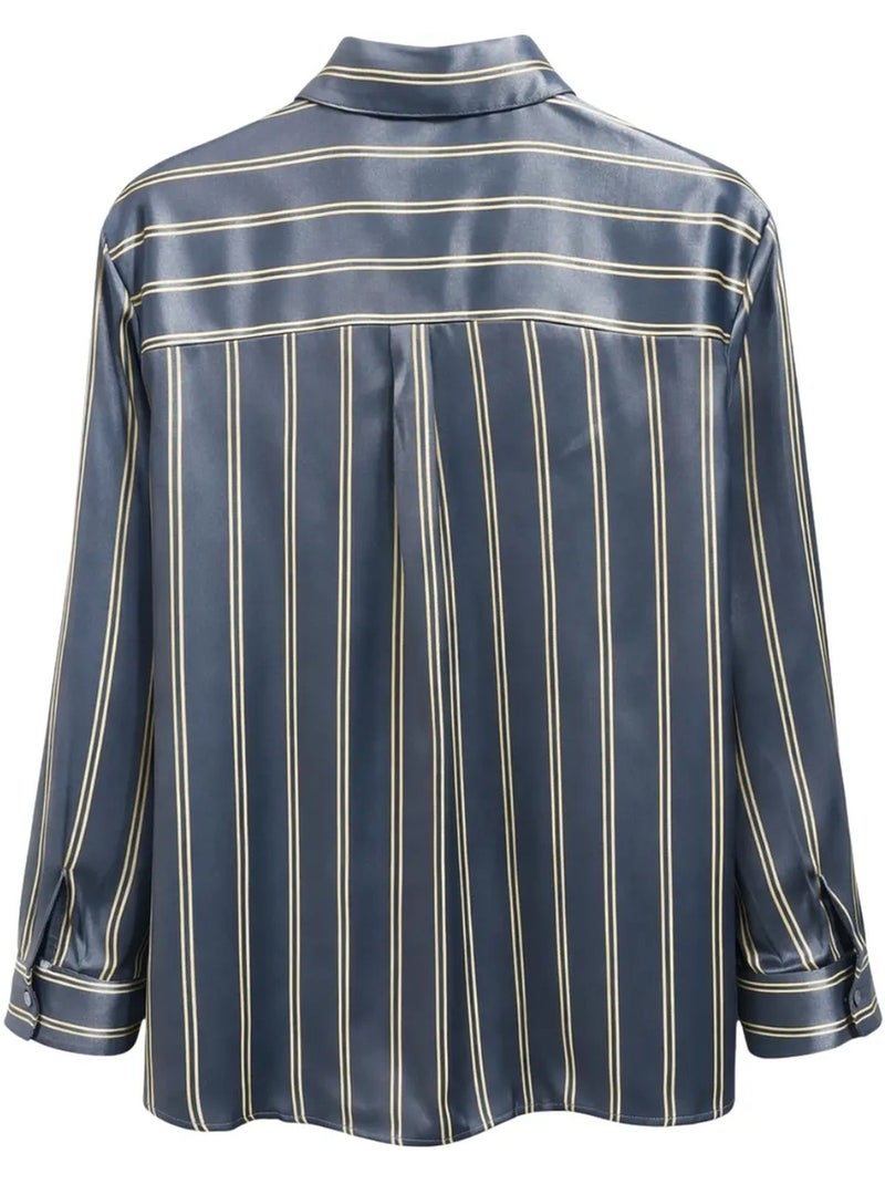 Camisa de poliéster para mujer mixray Azul marino - Kiabi