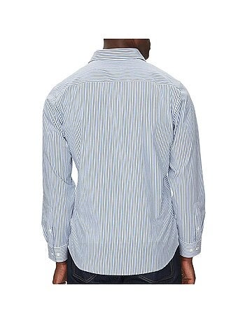 Camisa de Popelín a Rayas para Hombre Calvin Klein Jeans