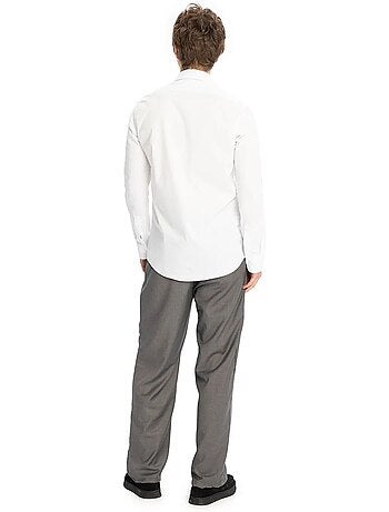 Camisa de popelín de algodón para hombre giesto