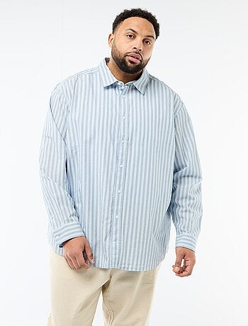 Camisa de popelina a rayas