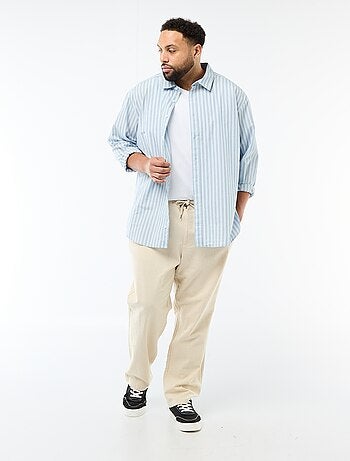 Camisa de popelina a rayas