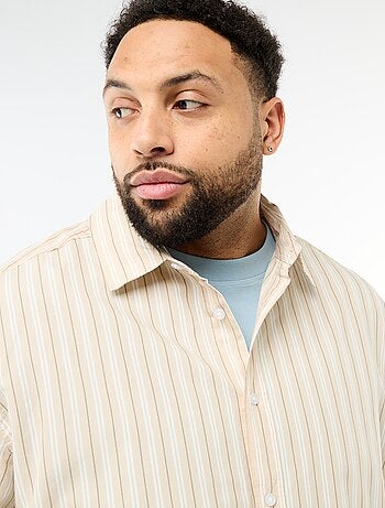 Camisa de popelina a rayas