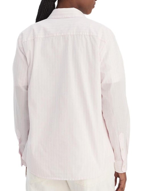 Camisa de popelina a rayas para mujer tommy hilfiger - Kiabi Camisa de popelina a rayas para mujer tommy hilfiger - Kiabi