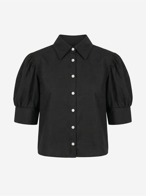 Camisa de popelina abotonada con cuello camisero my fashion - Kiabi Camisa de popelina abotonada con cuello camisero my fashion - Kiabi