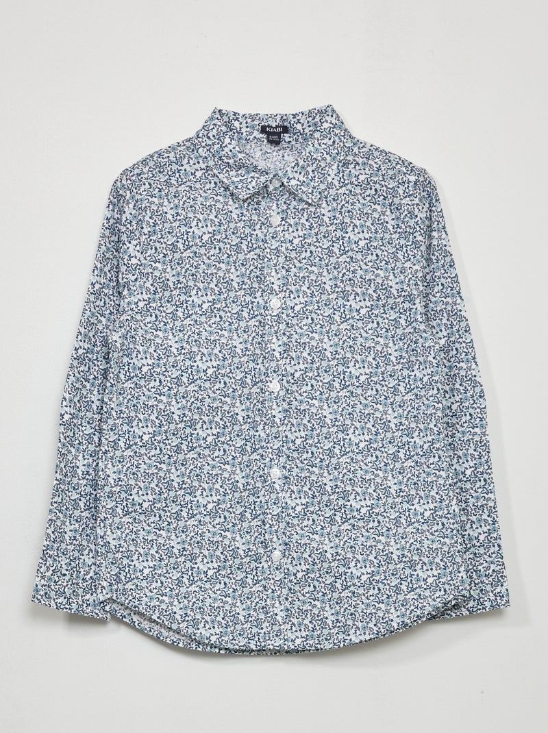 Camisa de popelina BLANCO - Kiabi